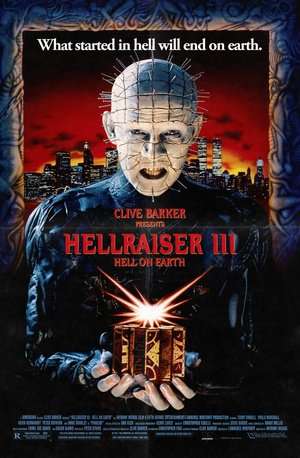 Hellraiser III Hell on Earth 1992 Poster