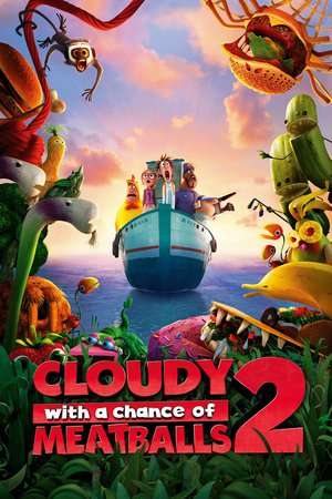 Poster Nonton Cloudy with a Chance of Meatballs 2 (2013) Sub Indo jf