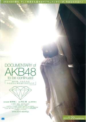 Poster Documentary Of AKB48 : To Be Continued (2011)