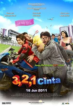 Poster 3,2,1 Cinta (2011)