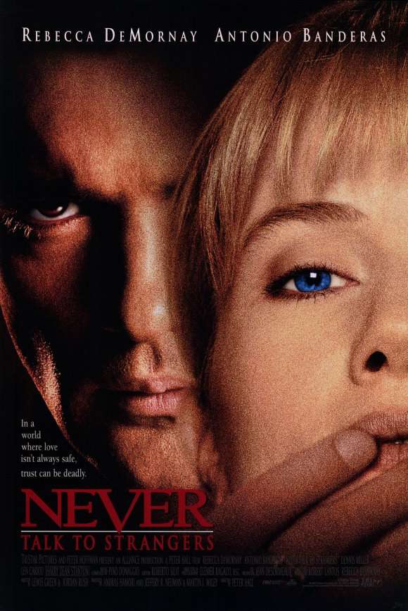 Poster Never Talk to Strangers (1995)