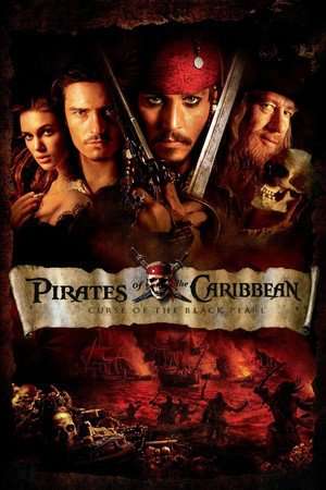 Poster Nonton Pirates of the Caribbean: The Curse of the Black Pearl (2003) Sub Indo jf