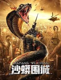 Poster Nonton Snake Fall of A City / Sand Python Siege (2020) Sub Indo jf