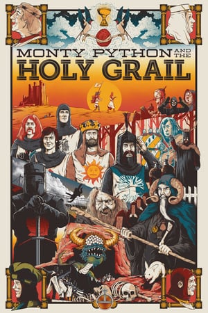 Poster Nonton Monty Python and the Holy Grail (1975) Sub Indo jf