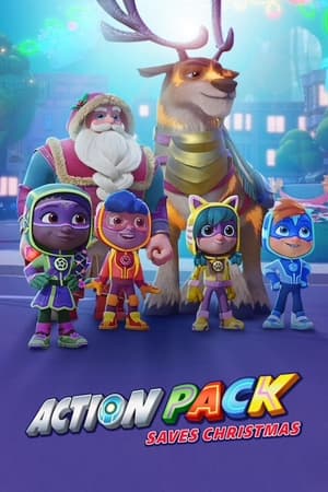 Poster Nonton The Action Pack Saves Christmas (2022) Sub Indo jf