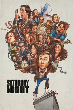 Poster Nonton Saturday Night 2024 Sub Indo