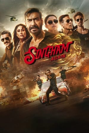 Poster Nonton Singham Again 2024 Sub Indo JF